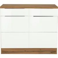 KOCHSTATION Unterschrank KS-Brindisi 100 cm breit, viel Stauraum