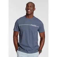 DELMAO T-Shirt Kurzarm, mit coolem Print, Rundhalsausschnitt, aus 100% Baumwolle