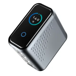 [GaN Tech] WLX-P3 PD148W 4-Port USB PD Charger with Smart Power Display USB-A+3USB-C PD3.1 QC3.0 PPS Fast Charging Wall