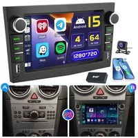 ESSGOO Android 15 Für Opel Zafira B Corsa C D Astra H Vivaro Vectra Autoradio (RDS, Digitalradio (DAB), FM)