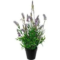 Kunstblume Lavendel im Topf 48cm hoch Lavendel, Creativ green, Höhe 48 cm, Kunstpflanze täuschend echt mit filigranen Blüten
