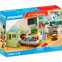 Playmobil® MRT mit Patient (71618), Action Heroes Konstruktions-Spielset, (29 St), Made in Europe