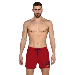 Kurzer Herren-Badeanzug mit Mesh-Futter MUHARBOURRED01