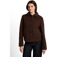 TOM TAILOR Fleecejacke mit Hemdkragen und Knopfleiste