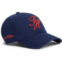 Tommy Hilfiger Baseball Cap TH SCRIPT SOFT 6 PANEL mit Logo-Stickerei, Umfang 58 cm