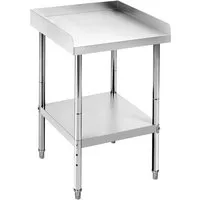 GarveeMore Grillablagetisch Servierwagen Grillwagen Grilltisch 65x30x76cm