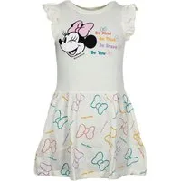Disney Sommerkleid Disney Minnie Maus Kinder Mädchen Sommerkleid Kleid 100% Baumwolle, Gr. 92 bis 128