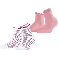 Esprit Kurzsocken Wavy Line 2-Pack Kurzsocken (2-Paar)