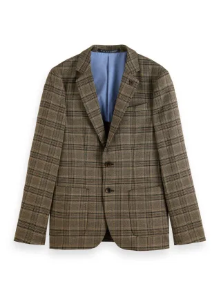 Scotch & Soda - Karierter Blazer braun - Gr. - L
