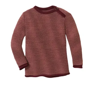 Disana Melange-Pullover Cassis-Rosé Gr. 50/56