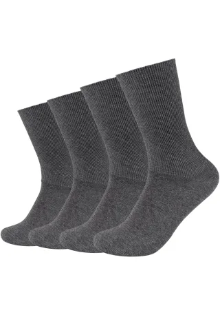Camano Socken "comfort" 4 Paar, 4 Paar tlg. superweiche Bündchen, venenfreundliche Socken