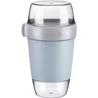 WESTMARK Mehrwegbecher, Kunststoff, (1-tlg), Müsli-, Lunchbehälter, To Go, 200 + 600 + 350 ml, Made in Germany