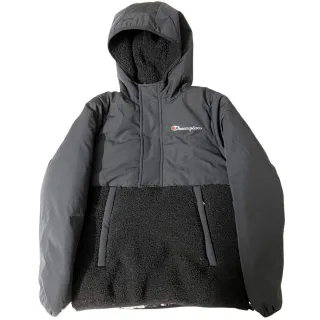 Champion Half Zip Schwarz Kapuzenjacke