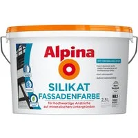 Alpina Fassadenfarbe Silikat Fassadenfarbe weiß matt