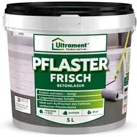 Ultrament Bodenversiegelung Ultrament Pflaster Frisch 5 L Anthrazit Betonlasur außen für Pflaste, Pflaster Frisch 5 L Anthrazit Betonlasur außen für Pflastersteine &