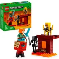 LEGO® Das Lava-Duell im Nether (21266), LEGO Minecraft Konstruktionsspielsteine, (99 St), Made in Europe