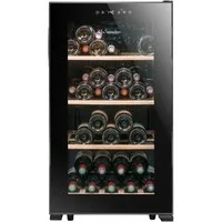 La Sommelière Weintemperierschrank LS52BLACK, für 52 Standardflaschen á 0,75l,1 Zone, LED Beleuchtung