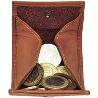 Benthill Mini Geldbörse Leder Münzbörse Slim Wallet Schlanke Minibörse Münzen Geldbörse, Münzfach