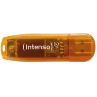 Intenso Rainbow Line 64 GB Orange USB 2.0 USB-Stick USB-Stick