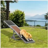 PawHut Agility-Hürde Hundewippe Spielzeug für Haustiere, Tanne, Haustier-Wipptier (1-tlg) für große Hunde 180 x 30 x 30 cm