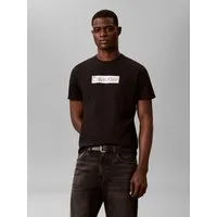 Calvin Klein T-Shirt Reine Baumwolle, Regular Fit, Glanzdruck