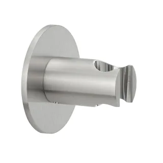 Herzbach spa ix Wandhalter rund rosette 70 rund, Edelstahl matt gebürstet, 17.994100.1.09 17.994100.1.09