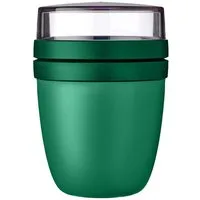 Mepal Lunchbox Lunchpot 2-teilig Kunststoff To Go Frühstück, Polypropylen (PP), PCTG, Gefrierschrank-, mikrowellen- & spülmaschinengeeignet, Vivid Green