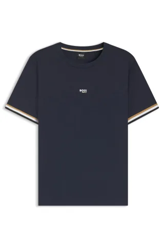 BOSS Menswear Black - Iconic T-Shirt Dark Blue - Gr. - XL