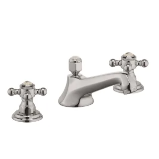 KLUDI 1926 Waschtischarmatur Ablaufgarnitur Auslauf, 125 mm Dreiloch chrom 510460520