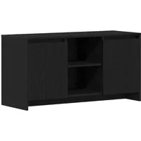 vidaXL TV-Schrank TV-Schränk 102 x 37,5 x 52,5 cm Schwarz Eichen-Optik (1-St)