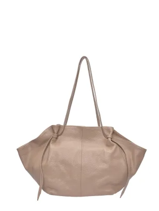 Roberta M Beige Rindsledertasche