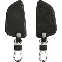 kwmobile Schlüsseltasche Autoschlüssel Hülle für BMW (1-tlg), Nubuklederoptik - Kunstleder Schutzhülle Schlüsselhülle Cover