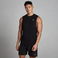 MP Herren Rest Day Tanktop mit tiefem Armausschnitt – Schwarz - XS