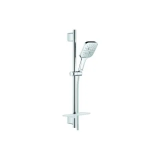 Grohe Rainshower SamrtActive 130 Cube Brausegarnitur 26583000 chrom, Brausestange 600mm, 3 Strahlarten