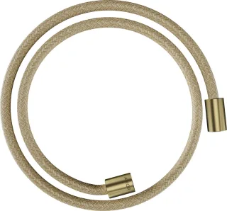 Hansgrohe Textilbrauseschlauch Axor 1250mm mit zylindrischen Muttern, brushed brass, 28228950 28228950