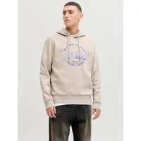 Jack & Jones Kapuzensweatshirt JJELOGO SWEAT HOOD 2 COL 25/26 NOOS mit stylischem Print