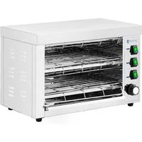 Royal Catering Elektrogrill Salamander Grill Toaster 50 - 300°C Überbackgerät Timer Küche Gastro, 3150 W