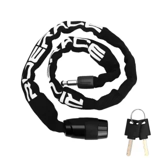 RIDERACE Bike Chain Lock Portable High Security Anti-Theft Bicycle Lock with 2 Keys for Bicycle Electric Scooter Motorcy