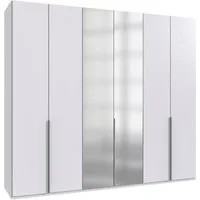 Wimex Kleiderschrank Mugano,in 5 Breiten,2 Höhen,2 Tiefen, viele Farben, Made in Germany (in Basic oder Premium Ausstattung) mit langen Griffen aus Metall, mit oder ohne Spiegel