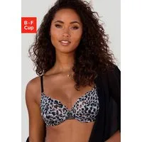 LASCANA Bügel-BH in einem aufregenden Leo-Look, sexy Dessous