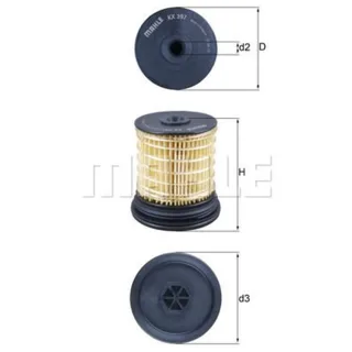 Mahle Kraftstofffilter Chevrolet Jeep Lancia Opel
