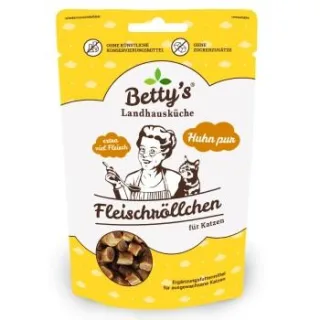 Betty's Landhausküche Betty´s Landhausküche Katze Fleischröllchen Huhn pur 10x50g