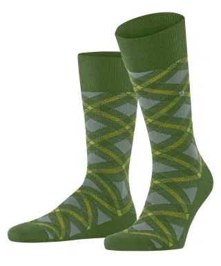 Burlington - Burlington Tartan Herren fir green - Gr. - 43