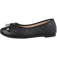 Ital-Design Damen Freizeit Ballerina (85894061) Blockabsatz Klassische Ballerinas in Schwarz