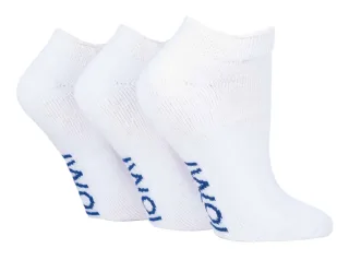 IOMI - 3 Paar gepolsterte Trainer Diabetiker Socken für geschwollene Füße und Knöchel