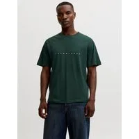 Jack & Jones Rundhalsshirt JJESTAR mit Pigmentprint und Baumwollgefühl Baumwolle, relaxed fit