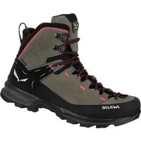 Salewa MTN Trainer 2 Mid GTX (Alpine, Veloursleder, wassderdicht) braun Damen Wanderschuh