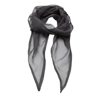 Premier Damen Chiffon-Schal / Chiffon-Halstuch (Dunkelgrau)