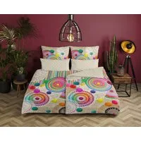 hip Wendebettwäsche Inessa Bettwäsche-Set Bettbezug & Kissenbezüge, Satin, 2 teilig, mit Mandalas
