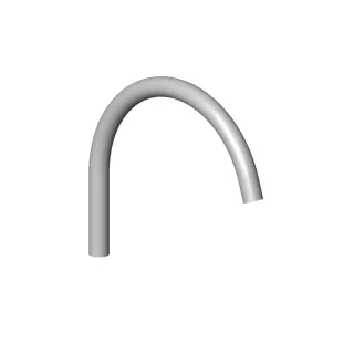 Dornbracht Auslauf Ersatzteile 90282231300 201 mm, 5,68 l/min. Messing gebürstet (23kt Gold) 90282231300-28